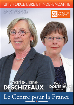 Affiche légistatives neuvième circonscription de l'Isère