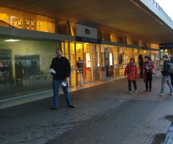 A la gare de bon matin