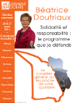 Page 1 du programme de Béatrice DOUTRIAUX